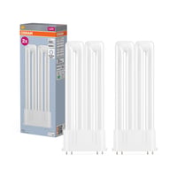 Lampă compactă LED Osram DULUX F36, 20W, 2500lm, 4000K, soclu 2G10, 230V, CRI 80, diametru 89,5 mm, set de 2 bucăți 1