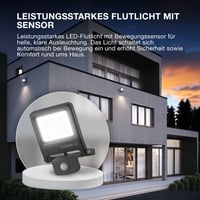 Proiector LED exterior Osram ENDURA Flood Sensor 30W 4000K gri IP65 cu senzor de mișcare 4