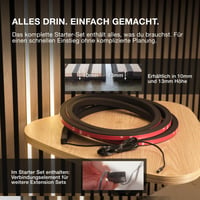 Set Extensie Difuzor Osram Flex Acoustic Negru H10 mm 830 2,6 m Kit Extensie Exterior 4