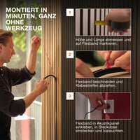 Set Extensie Difuzor Osram Flex Acoustic Negru H10 mm 830 2,6 m Kit Extensie Exterior 6
