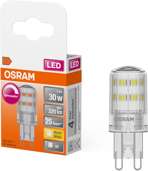 OSRAM G9 LED Izzó Dimmelhető Meleg Fehér 2700K 350 Lumen - 1 piece (pack of 1), Multicoloured, 32W Replacement