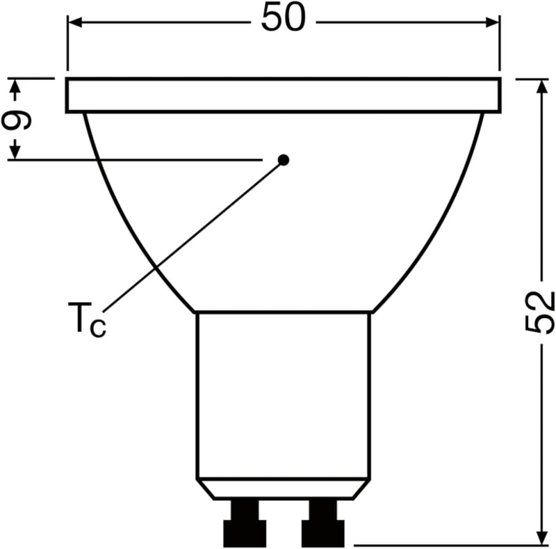 Osram LED BASE PAR16 3.4W 2700K dimmelhető spotlámpa - 5er Pack, 36° beam angle, Warm White, 35W Replacement