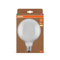 Bec LED Osram Classic Globe 125 Filament - Bec LED decorativ cu filament, E27, echivalent 100W, Clasa energetică A 5