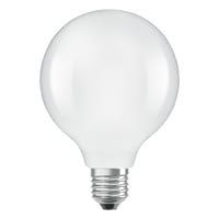 Bec LED Osram Classic Globe 125 Filament - Bec LED decorativ cu filament, E27, echivalent 100W, Clasa energetică A 2