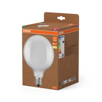 Bec LED Osram Classic Globe 125 Filament - Bec LED decorativ cu filament, E27, echivalent 100W, Clasa energetică A 6