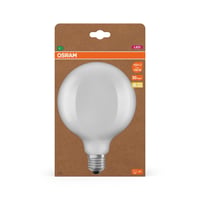 Bec LED Osram Classic Globe 125 Filament - Bec LED decorativ cu filament, E27, echivalent 100W, Clasa energetică A 4