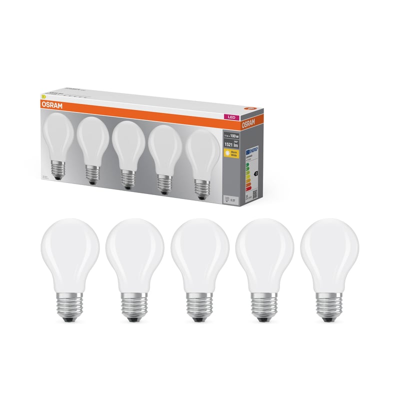 Bec LED cu Filament Osram A100 E27 11W 1521 lm Formă de Cârnat Sursă de Lumină Economică