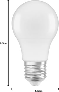 Osram LED Star Classic A E27 meleg fehér 6db - 40W helyettesítő - 40W, 2700k Warm White, 6 Pack 3