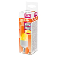 Osram LED Star Flame Stick žarulja, E14 grlo, 0,5W, toplo bijela svjetlost 1500K, energetski razred G, bijela 5