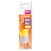 Osram LED Star Flame Stick žarulja, E14 grlo, 0,5W, toplo bijela svjetlost 1500K, energetski razred G, bijela 4