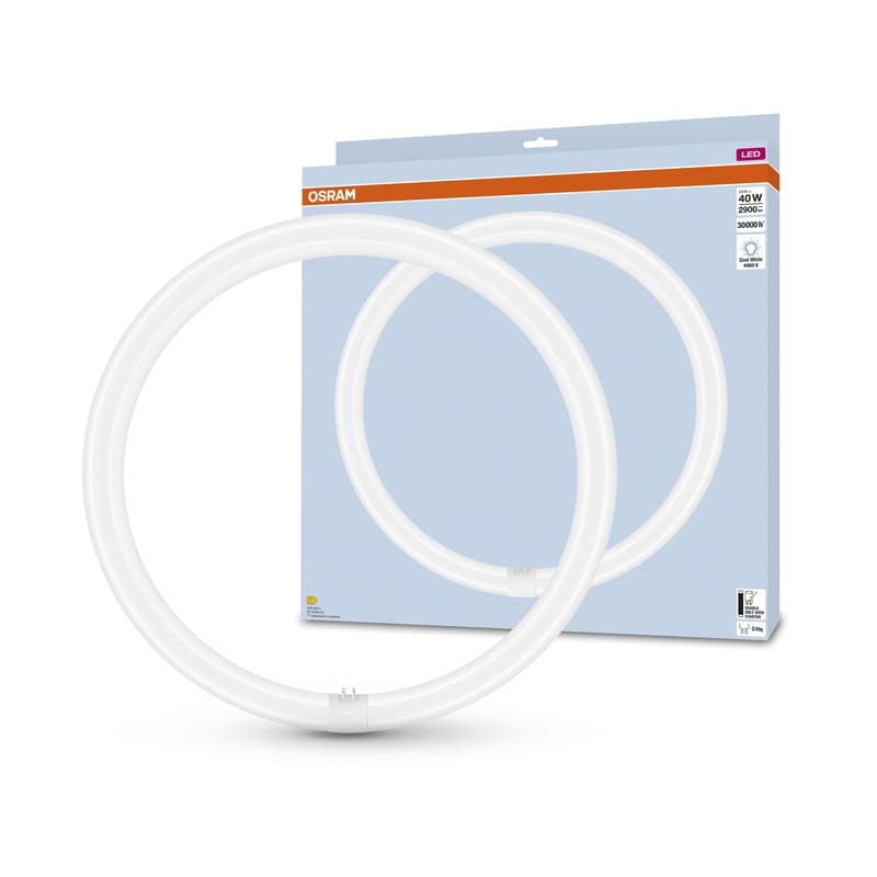 Kruhová LED trubica Osram T9C EM 40 24W 2900lm 4000K studené biele svetlo, úsporná a trvácna náhrada za žiarivku T9