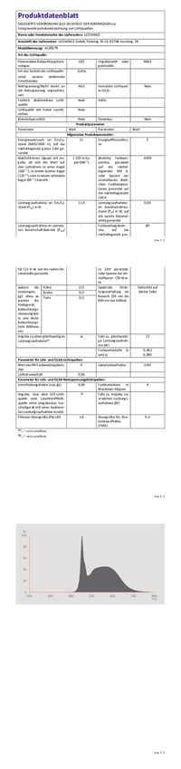 Tub LED circular Osram LED TUBE T9C EM 22, 11W, 1320lm, 4000K, lumină alb rece, pentru tub fluorescent T9, durată lungă de viață, consum redus de energie 3