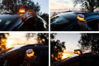 Výstražné LED svetlo Osram LEDguardian Road Flare Signal V16 IoT s certifikáciou DGT 3.0 a určovaním polohy v reálnom čase, 1900 K, pre Španielsko 2
