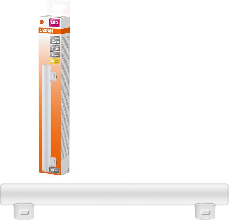 Osram LEDinestra 30cm 3.2W/827 S14s Meleg Fehér LED Izzó - Non-dimmable, 30 cm - S14s, 25W Replacement