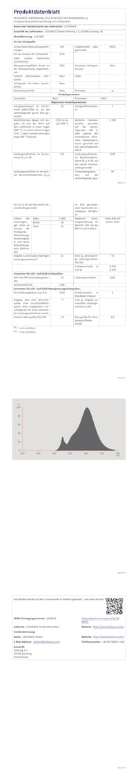 Osram LEDinestra S14s LED žiarovka matná plastová stmievateľná teplá biela 2700K 100 cm 9,9W 1055lm CRI 90 energetická trieda F 5