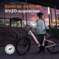 Nabíjateľná sada cyklistických svetiel Osram LEDsBIKE COMPACT 100 – predné a zadné svetlo, brzdové svetlo, StVZO, držiak kompatibilný s Garmin, 100 luxov 5