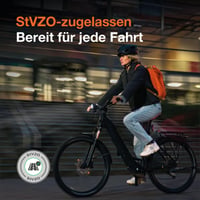 Sada nabíjateľných svetiel na bicykel Osram LEDsbike Compact 50 – predné a zadné svetlo, schválené podľa StVZO, držiak kompatibilný s Garminom, 3 režimy svietenia, 50 luxov 5