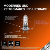 Osram Night Breaker LED Speed H7 450 izzó utcai engedéllyel, 450% több fényerő, 6000K, LEDEC02 integrált, gyors telepítés 6