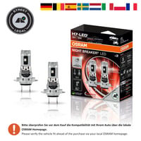 Osram Night Breaker LED Speed H7 450 izzó utcai engedéllyel, 450% több fényerő, 6000K, LEDEC02 integrált, gyors telepítés 3
