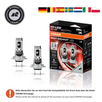 Bec H7 LED Osram Night Breaker LED Speed, 6000K, omologat pentru drumurile publice, instalare rapidă fără accesorii mecanice 3