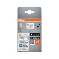 Bec LED Osram SMART+ A53 6W 2400K E27 Filament Auriu Dimmabil, control prin aplicație și voce, compatibil Matter 10