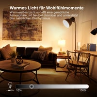 Bec inteligent LED Osram Smart P40 Miniball E14 4,9W ZigBee, reglabil, 2700K alb cald, compatibil cu sistemele smart home 7