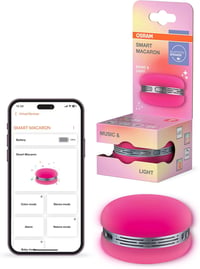 Osram Smart Macaron Bluetooth hangszóró forgó RGB LED fénnyel, zenesynch és app időzítővel 1