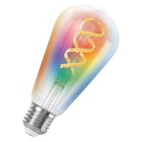 Bec inteligent Osram SMART+ RGB Filament Edison E27 WiFi Matter, set 2 bucăți, 5W, 16 milioane de culori, 2700-6500K, compatibil cu Alexa, Google și Apple 10