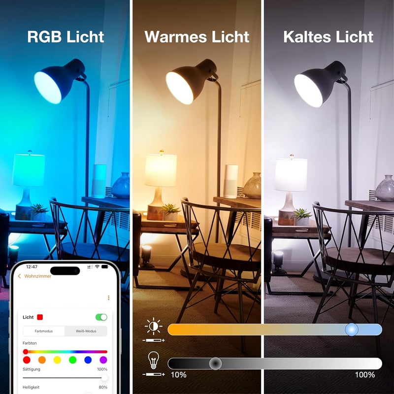 Osram SMART+ WiFi LED izzó E27 16 millió szín RGB 2700-6500K 2db - Pack of 2, Pear Shape, Rgbw, 60W replacement
