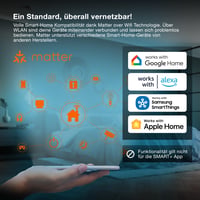 LED žiarovka Osram SMART+ RGBW E27 Matter over WiFi, kompatibilná s Alexa, náhrada 100 W, 2700 – 6500 K od teplej bielej po studenú bielu, 16 miliónov farieb RGB 3