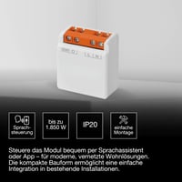 Osram SMART+ WiFi upravljački modul, 1 kanal, 8A s mjeračem potrošnje energije, bijeli, za pametnu kuću 3