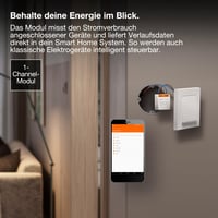 Osram SMART+ WiFi upravljački modul, 1 kanal, 8A s mjeračem potrošnje energije, bijeli, za pametnu kuću 4