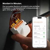Modul întrerupător inteligent Osram SMART+ WiFi, 2 canale, 10A, cu monitorizare consum, alb, control casă inteligentă 5