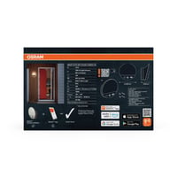 Lampă de exterior Osram Smart+ WiFi cu cameră HD integrată și senzor de mișcare, 3000K alb cald, IP44, pentru ușă de intrare și garaj 6