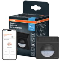 Osram SMART+ WiFi Kültéri Mozgásérzékelő Antracit Színben, IP65 Védettség, Smart Home Alkalmazásokhoz 1