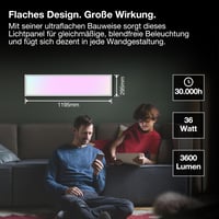 Osram SMART+ WiFi Magic Panel LED stropné svietidlo 36W 3600lm biele inteligentné osvetlenie 2