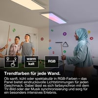 Osram SMART+ WiFi Magic Panel LED stropné svietidlo 36W 3600lm biele inteligentné osvetlenie 3