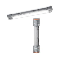 LED svietidlo odolné voči vlhkosti Osram Submarine so vstavaným snímačom pohybu, 60 cm, 8 W, sivé, IP65, do skladov a garáží 1