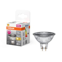 Spot reflector LED Osram Superstar MR16 35, GU5.3, 3,4W, 345lm, 2700K, alb cald, reglabil (dimmabil), 36°, tensiune joasă, pentru vitrine 5