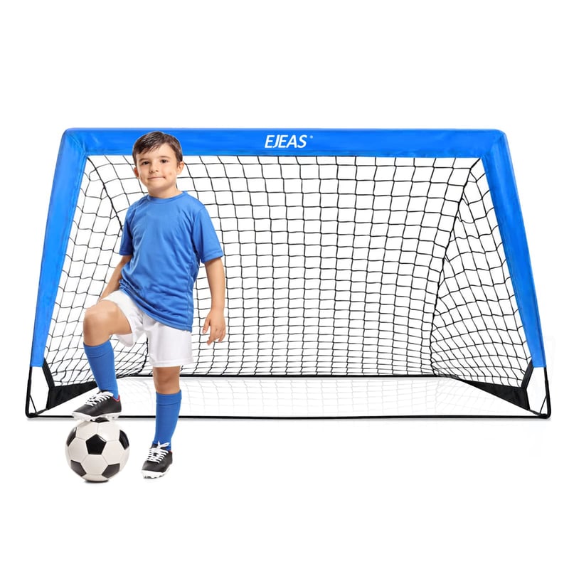 Poartă de fotbal pliabilă EJEAS pentru copii, pentru antrenament și grădină