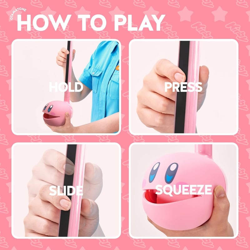 Otamatone Deluxe Kirby elektronikus zenei hangszer szintetizátor