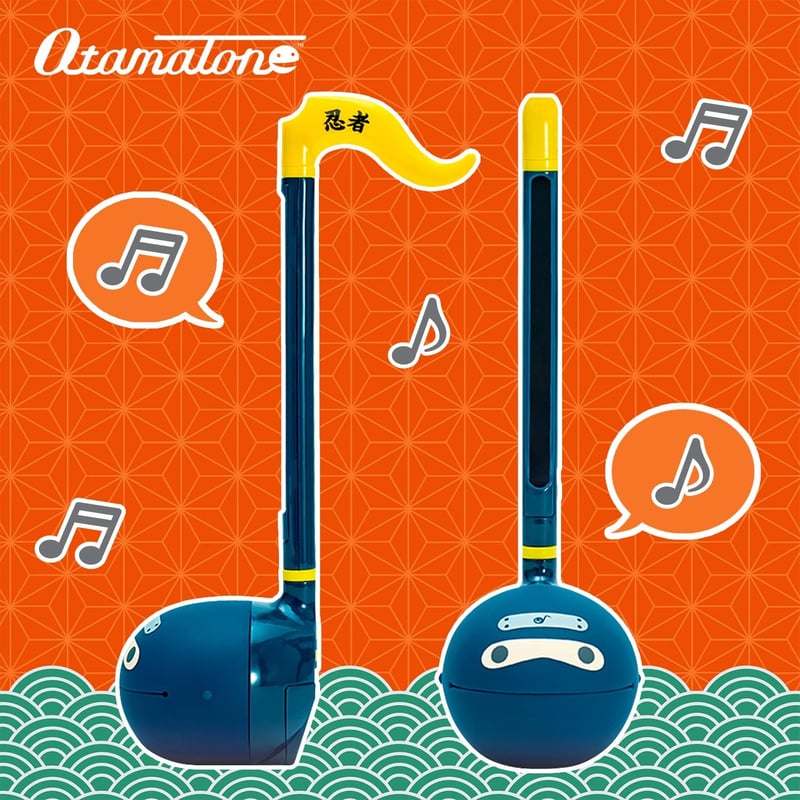 Otamatone Ninja Elektronikus Hangszer - Hordozható Szintetizátor Gyerekeknek és Felnőtteknek - Kreatív Zenei Játék Érintésérzékeny Felülette