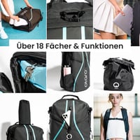 Otaro Tenisz Hátizsák Cipőtartóval, Termikus Ütőtartóval és Laptoptartóval 3