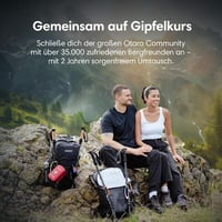 Otaro Túrahátizsák 20L - Szellőző Hátrendszerrel és Esővédővel, Unisex Túratáska Kiránduláshoz, Fekete Hátizsák Napi Túrákhoz 7