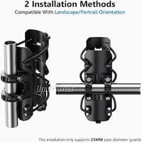Otilli Univerzális Motorkerékpár Pohártartó Gumizsinórral 25mm Rúdhoz 5