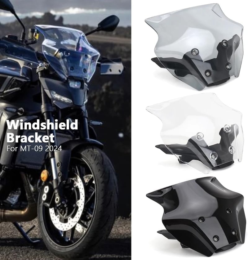 Otilli Yamaha MT-09 2024 szélvédő windscreen fekete