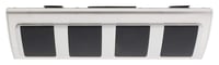 Otio Hliníková rohová zásuvka s krytom, 3 zásuvky 16A + 2 USB porty 2,4A, 3680W 230V, kábel H05VV-F, vertikálna alebo horizontálna montáž 5