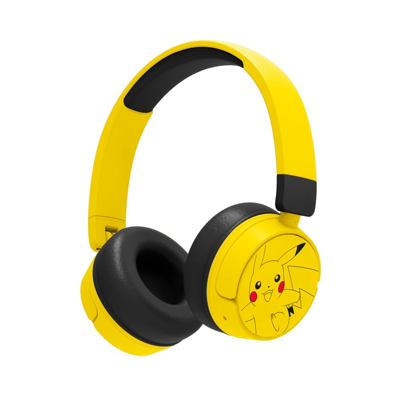 Căști pentru copii OTL Technologies Pokemon Pikachu cu control al volumului și cablu pentru partajare audio