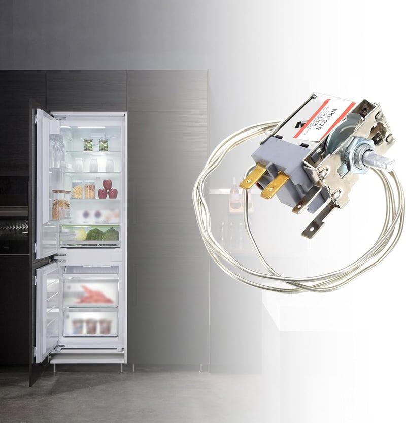OTOTEC Hűtőszekrény Termosztát 2 Pin Hőmérséklet Szabályozó WKF-27R WPF-22G