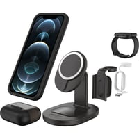 Nabíjacia stanica OtterBox 3 v 1 s MagSafe na bezdrôtové nabíjanie pre iPhone, AirPods Pro a Apple Watch, so silným magnetickým uchytením, čierna 2